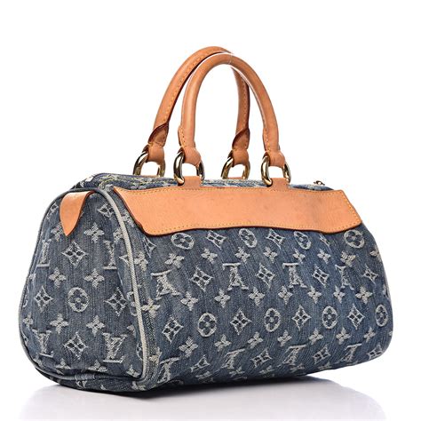 louis vuitton nanogram speedy|louis vuitton denim neo speedy.